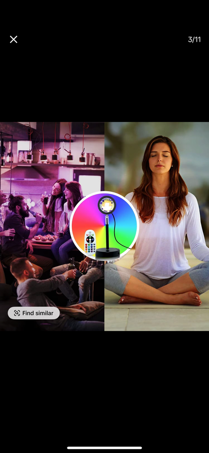 Smart Sunset Lamp Tuya LED Night Light™