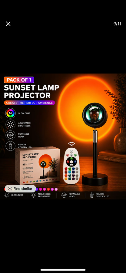 Smart Sunset Lamp Tuya LED Night Light™