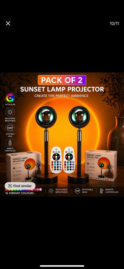Smart Sunset Lamp Tuya LED Night Light™